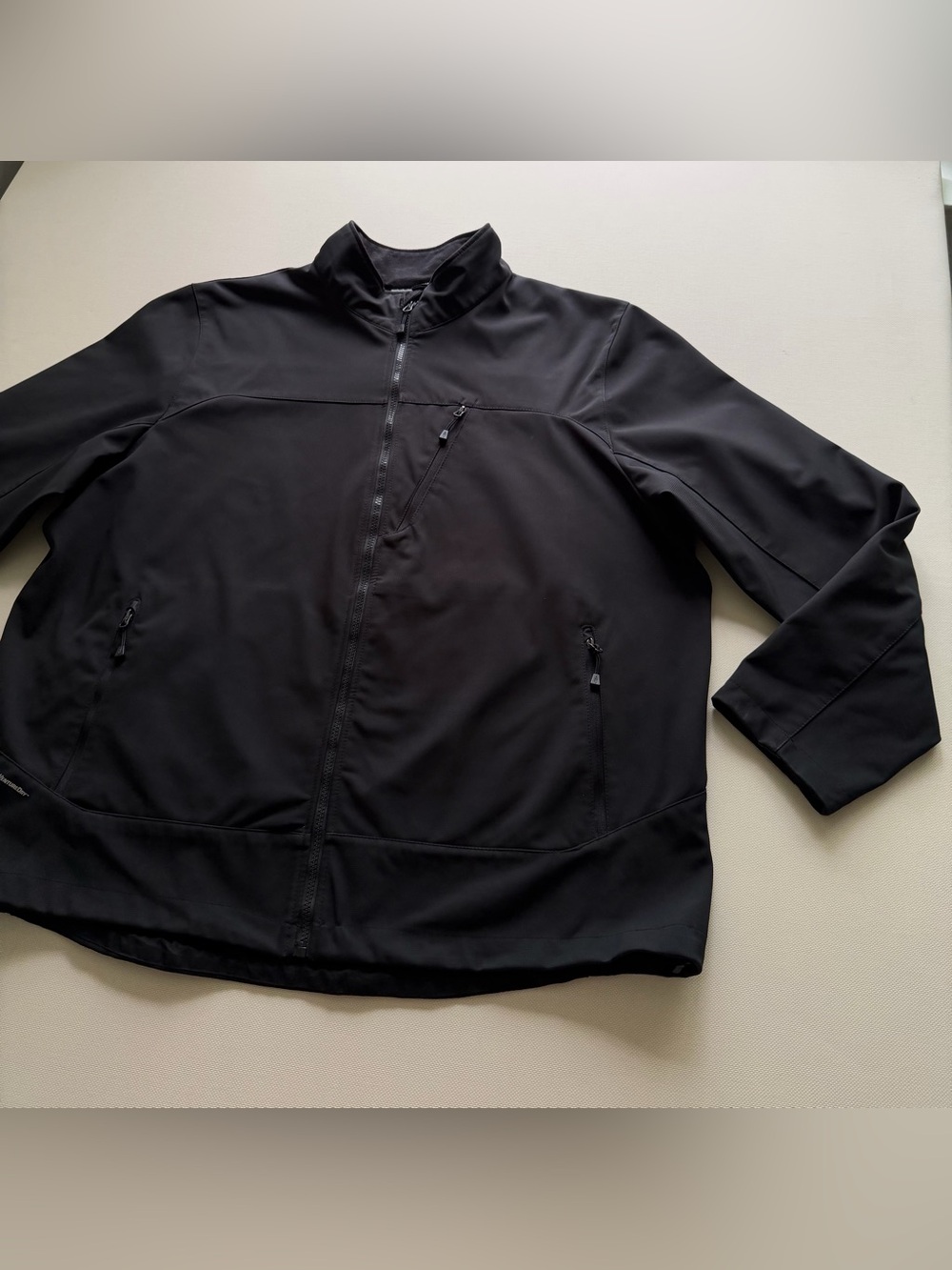 Champion Men's Black Zip-Front Lightweight Jacket